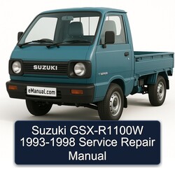 1993-1998 Suzuki GSX Series Gsx-r1100w Service Repair Workshop Manual PDF