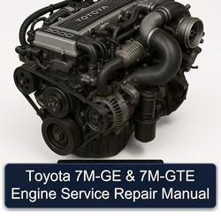 Toyota 7M GE GTE 7M-GE 7M-GTE Engine Service Repair Workshop Manual PDF