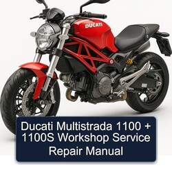 Ducati 1100 Multistrada 1100S Service Repair Workshop Manual PDF