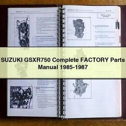 1985-1987 Suzuki Gsxr750 Parts Catalog PDF