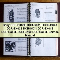 Sony DCR-SX30E DCR-SX31E DCR-SX40 DCR-SX40E DCR-SX41 DCR-SX41E DCR-SX50E DCR-SX60 DCR-SX60E Service Repair Workshop Manual PDF