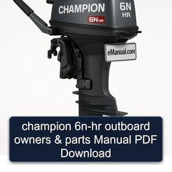 Champion 6N-HR Outboard Owners Parts Catalog PDF