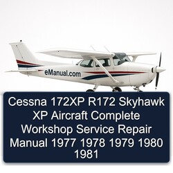 1977-1981 Cessna 172XP R172 Skyhawk XP Aircraft Service Repair Workshop Manual PDF
