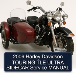 2006 Harley Davidson Touring TLE Ultra Sidecar Service Repair Workshop Manual PDF