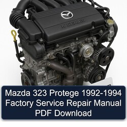1992-1994 Mazda Protege Service Repair Workshop Manual PDF