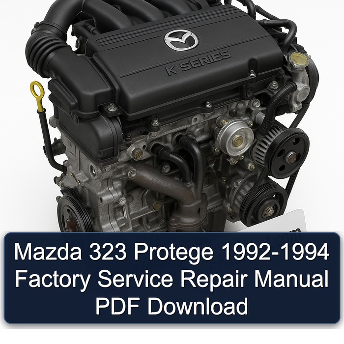 1992-1994 Mazda Protege Service Repair Workshop Manual PDF