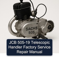 JCB 505-19 Telescopic Handler Service Repair Workshop Manual PDF