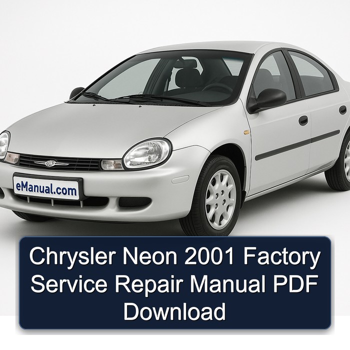 2001 Chrysler Neon Service Repair Workshop Manual PDF