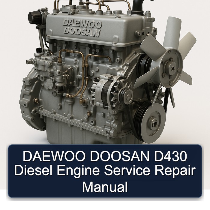 Daewoo Doosan D430 Diesel Engine Service Repair Workshop Manual PDF