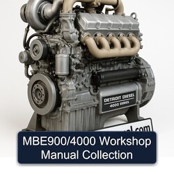 Detroit Diesel 4000 Series Mbe900/4000 Collection Service Repair Workshop Manual PDF
