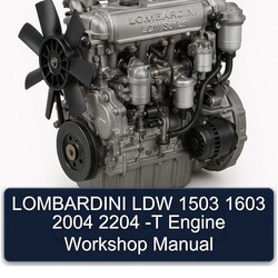 2004 Lombardini LDW Series 1503 1603 2204 -t Engine Service Repair Workshop Manual PDF