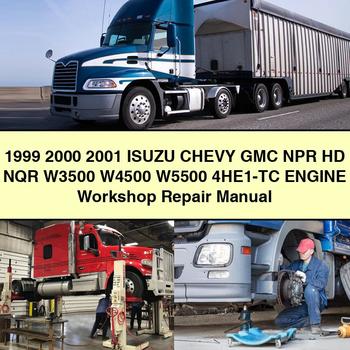 2001 Chevrolet Chevy Isuzu GMC NPR HD NQR W3500 W4500 W5500 4HE1-TC Engine Service Repair Workshop Manual PDF