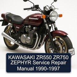 1990-1997 Kawasaki Zephyr ZR550 ZR750 Service Repair Workshop Manual PDF