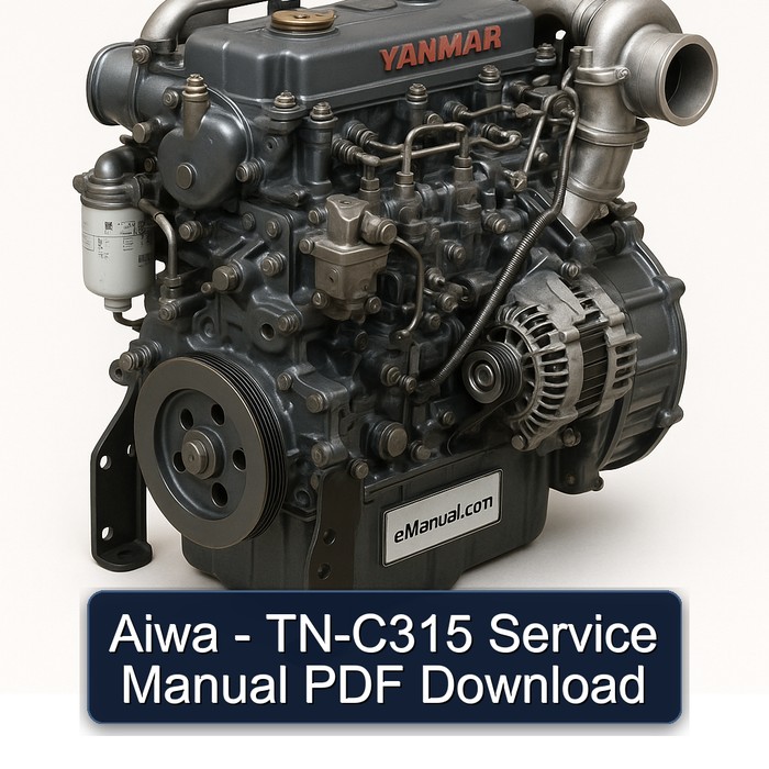Yanmar 3 TN 4 Series Aiwa - TN-C315 Service Repair Workshop Manual PDF