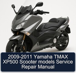 2009-2011 Yamaha Tmax XP500 Scooter Models Service Repair Workshop Manual PDF