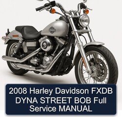 2008 Harley Davidson Fxdb Dyna Street BOB Service Repair Workshop Manual PDF