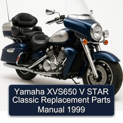 1999 Aprilia Classic Yamaha XVS650 V Star Replacement Parts Catalog PDF