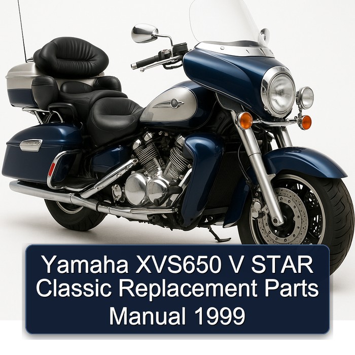 1999 Aprilia Classic Yamaha XVS650 V Star Replacement Parts Catalog PDF