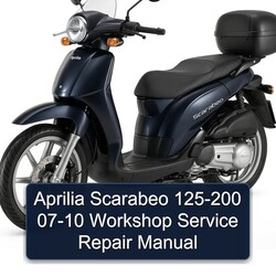 2007-2010 Aprilia Scarabeo Service Repair Workshop Manual PDF