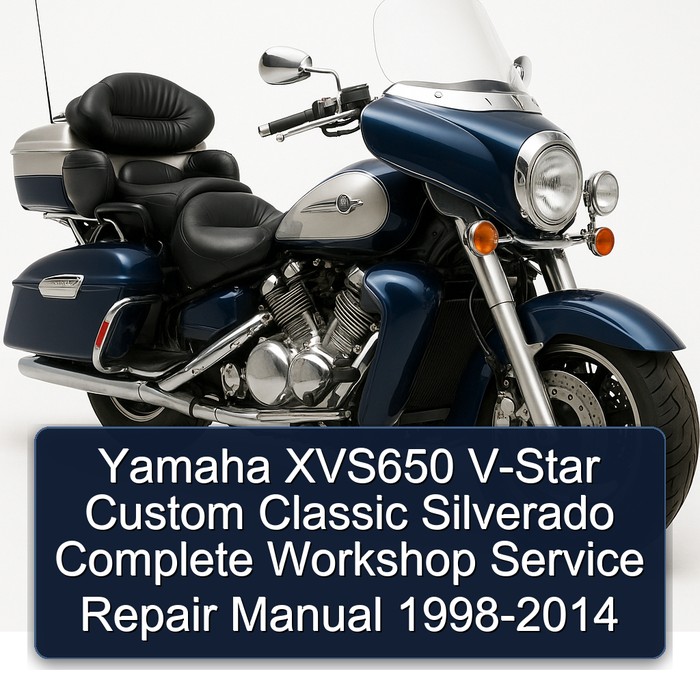 1998-2014 Aprilia Classic Yamaha XVS650 V-STAR Custom Silverado Service Repair Workshop Manual PDF