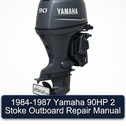1984-1987 Yamaha 90HP 2 Stoke Outboard Service Repair Workshop Manual PDF