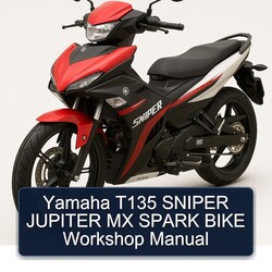 Yamaha Sniper T135 Jupiter MX Spark Bike Service Repair Workshop Manual PDF