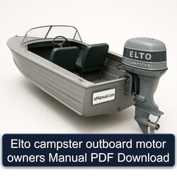 Elto Campster Outboard Motor Owners Owner's Manual PDF
