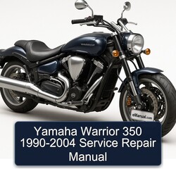 1990-2004 Yamaha Warrior 350 Service Repair Workshop Manual PDF