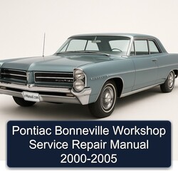 2000-2005 Pontiac Bonneville Service Repair Workshop Manual PDF
