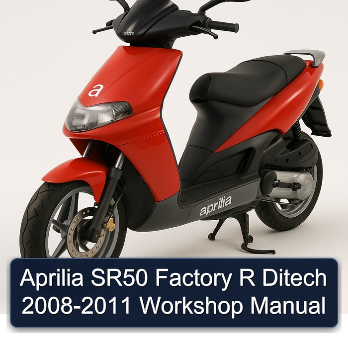 2008-2011 Aprilia Ditech SR50 R Service Repair Workshop Manual PDF