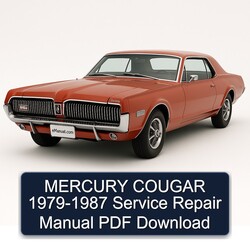 1979-1987 Mercury Cougar Service Repair Workshop Manual PDF