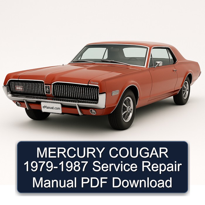 1979-1987 Mercury Cougar Service Repair Workshop Manual PDF