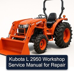 Kubota L 2950 Service Repair Workshop Manual PDF