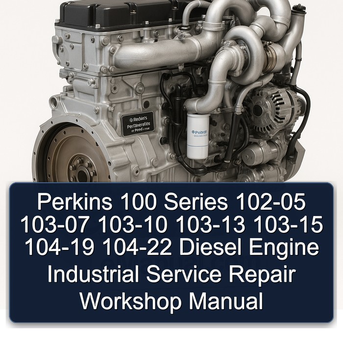 Perkins 100 Series 102-05 103-07 103-10 103-13 103-15 104-19 104-22 Diesel Engine Industrial Service Repair Workshop Manual PDF