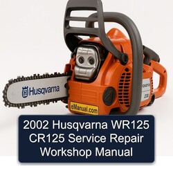2002 Husqvarna WR125 CR125 Service Repair Workshop Manual PDF