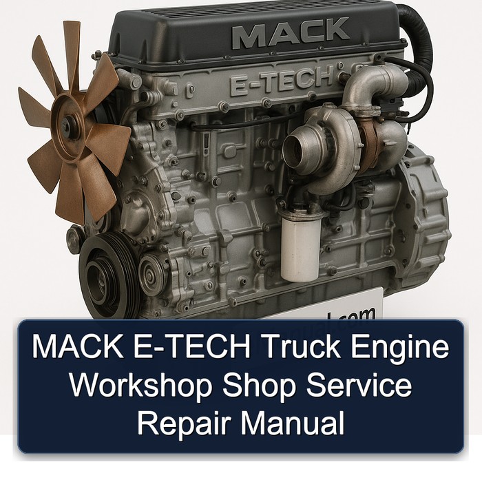 Mack E-TECH Truck Engine Shop Service Repair Workshop Manual PDF