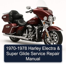 1970-1978 Harley Davidson Super Glide Electra Service Repair Workshop Manual PDF