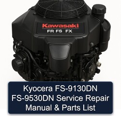 Kawasaki FR FS FX Series Manuals Kyocera Fs-9130dn Fs-9530dn Parts Catalog PDF