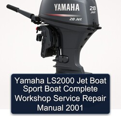 2001 Yamaha LS2000 Jet Boat Sport Service Repair Workshop Manual PDF