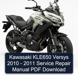 2010-2011 Kawasaki Versys KLE650 Service Repair Workshop Manual PDF