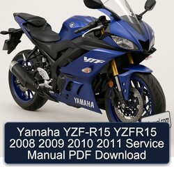 2008-2011 Yamaha YZF Models YZF-R15 Yzfr15 Service Repair Workshop Manual PDF