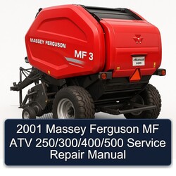 2001 Massey Ferguson MF ATV 250/300/400/500 Service Repair Workshop Manual PDF