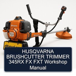 Husqvarna Brushcutter Trimmer 345RX FX FXT Service Repair Workshop Manual PDF
