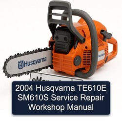 2004 Husqvarna SM Models TE610E SM610S Service Repair Workshop Manual PDF
