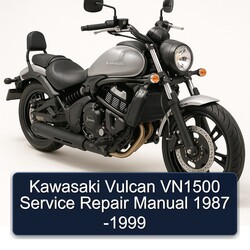 1987-1999 Kawasaki Vulcan VN1500 Service Repair Workshop Manual PDF