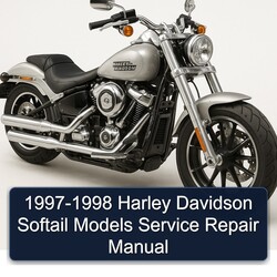 1997-1998 Harley Davidson Softail Models Service Repair Workshop Manual PDF