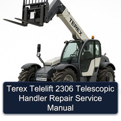 Terex Telelift 2306 Telescopic Handler Service Repair Workshop Manual PDF