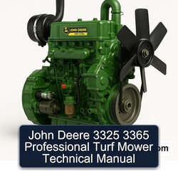 John Deere 3325 3365 Turf Mower Service Repair Workshop Manual PDF