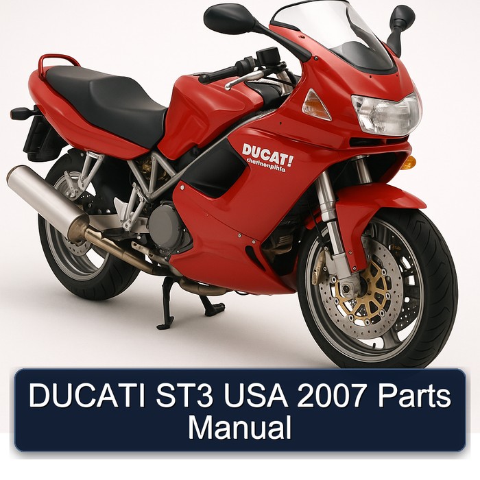 2007 Ducati Sporttouring / ST Models ST3 USA Parts Catalog PDF