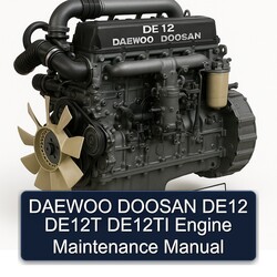 Daewoo Doosan DE12 DE12T DE12TI Engine Service Repair Workshop Manual PDF